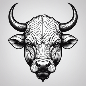 AI-Generated Bull Tattoo 2